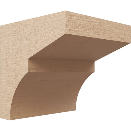 Ekena Millwork 10"W x 10"D x 10"H Wide Monterey Rough Cedar Woodgrain TimberThane Corbel, Primed Tan CORUR10X10X10MONRCPR